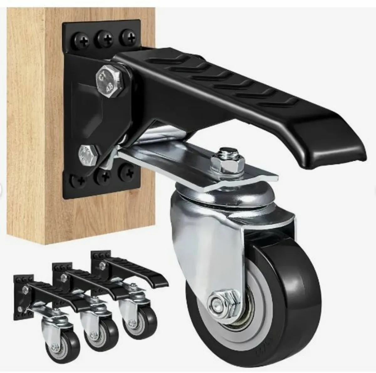 Workbench Caster Wheels, 74.8kg Load Capacity - Image 1
