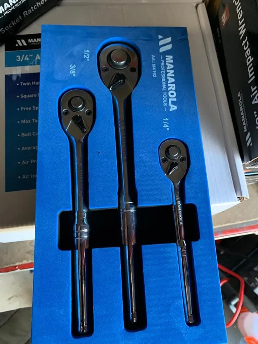 3PC RACHET HANDLE SET
