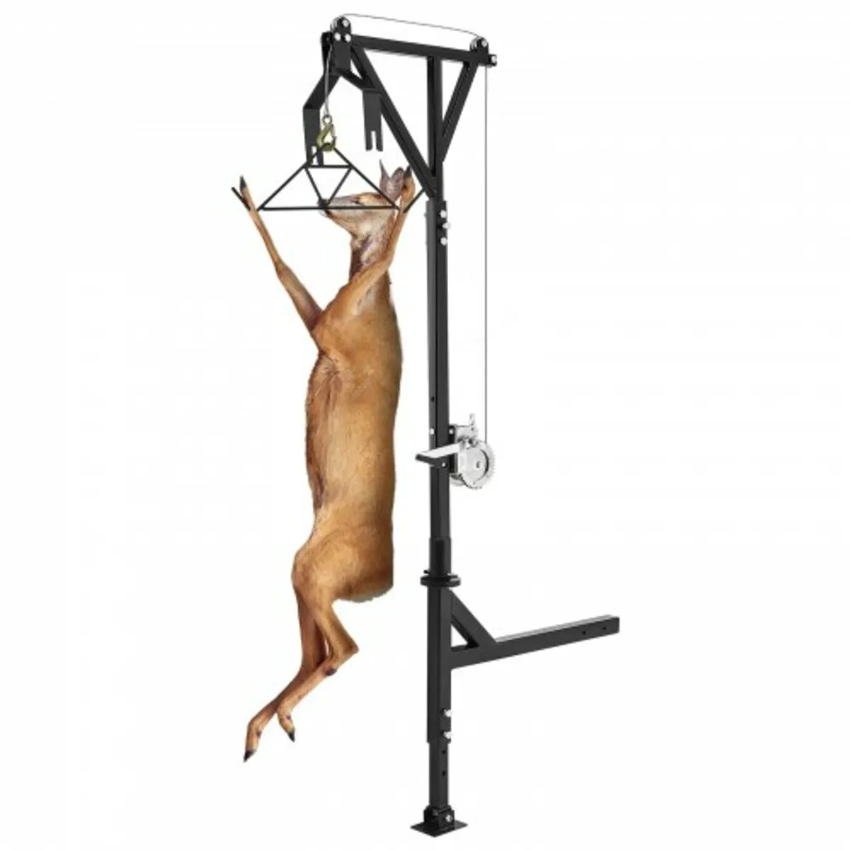 Hitch Mounted Deer Hoist Hitch Game Hoist 600lbs W - Image 1