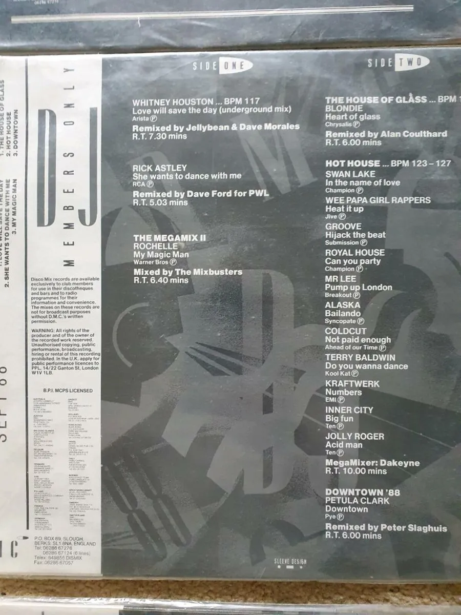 12 inch mixes Disco Mix Club vinyl - Image 4