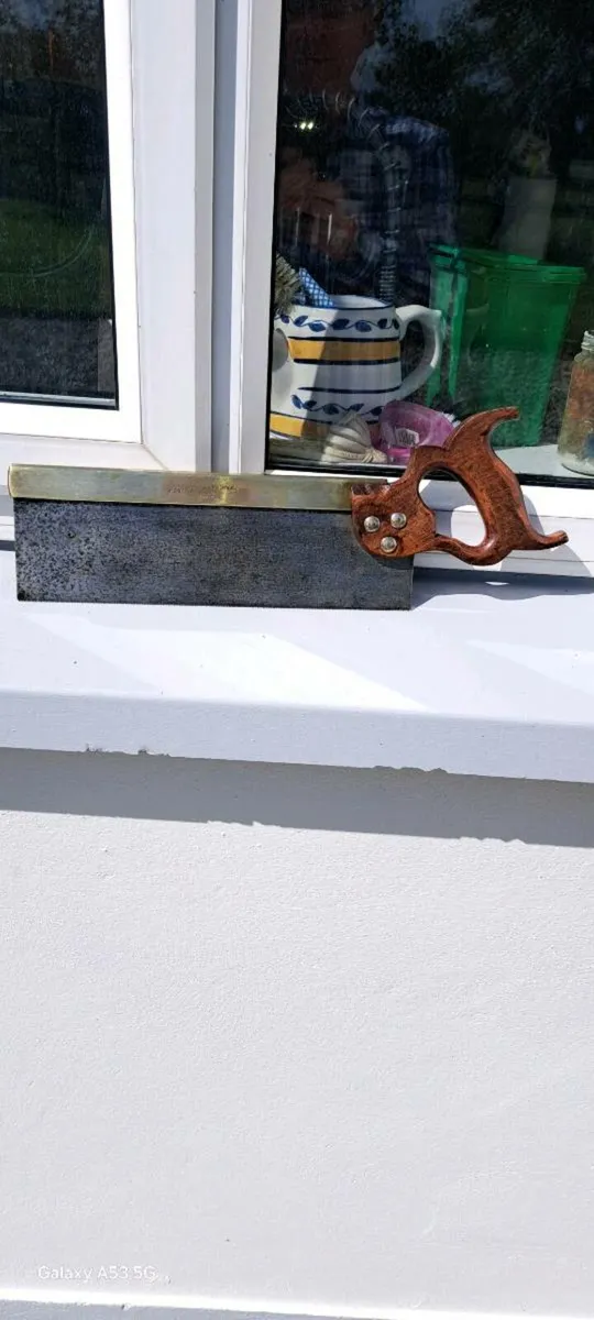 2 old brass  hand saws €55 each - Image 1