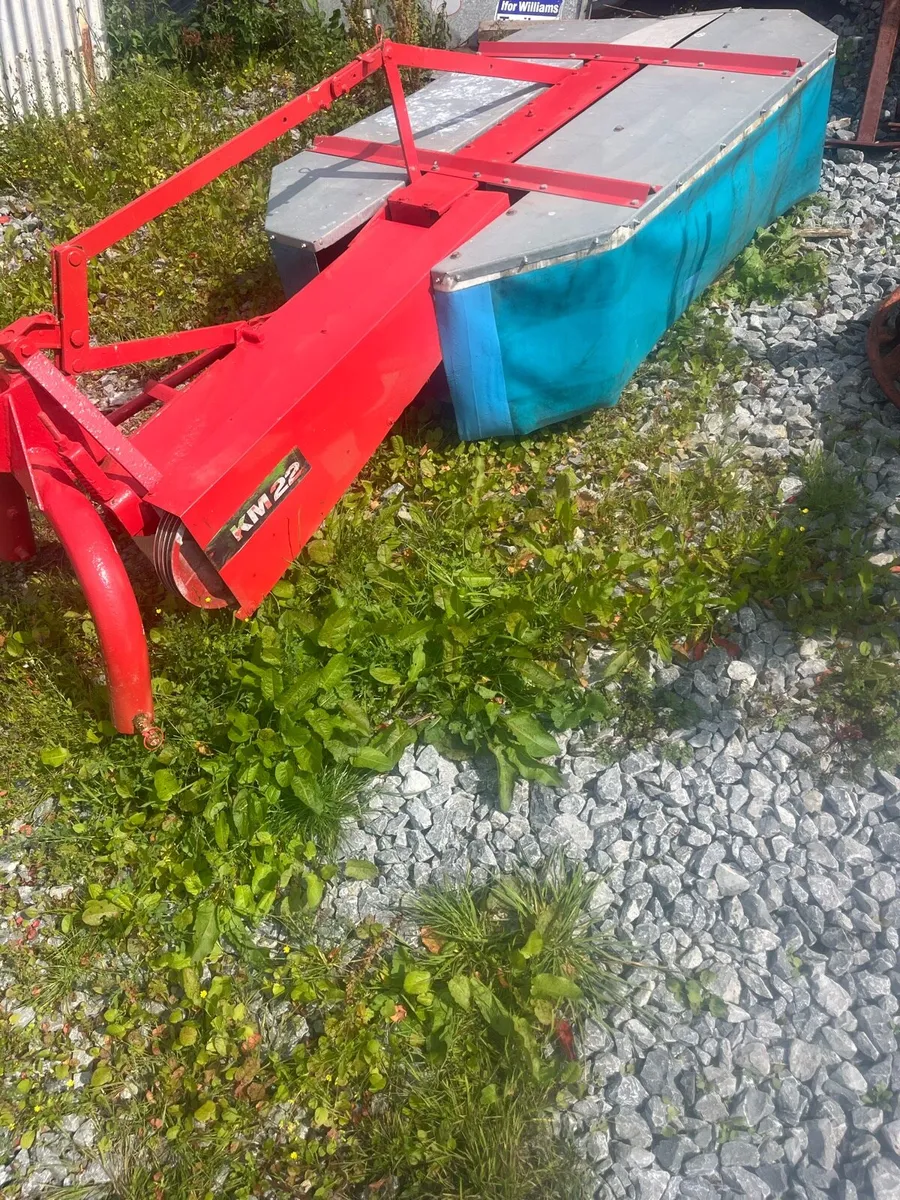 Km 22 drum mower. - Image 2