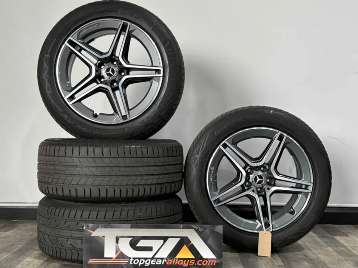 19" GENUINE MERCEDES GLC ALLOY WHEELS & TYRES - Image 1
