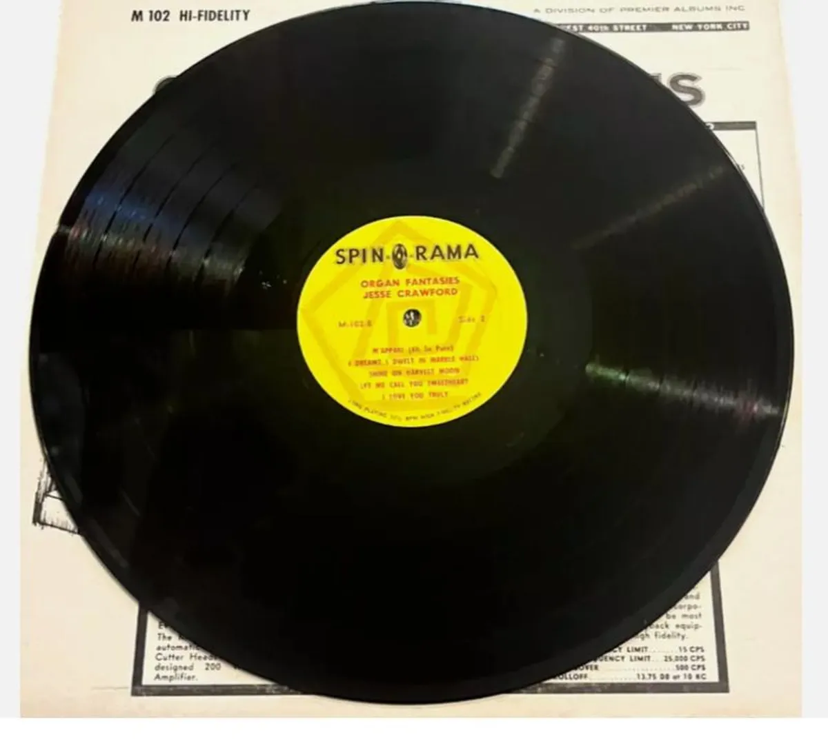 Organ Fantasies Jesse Crawford LP - Image 4