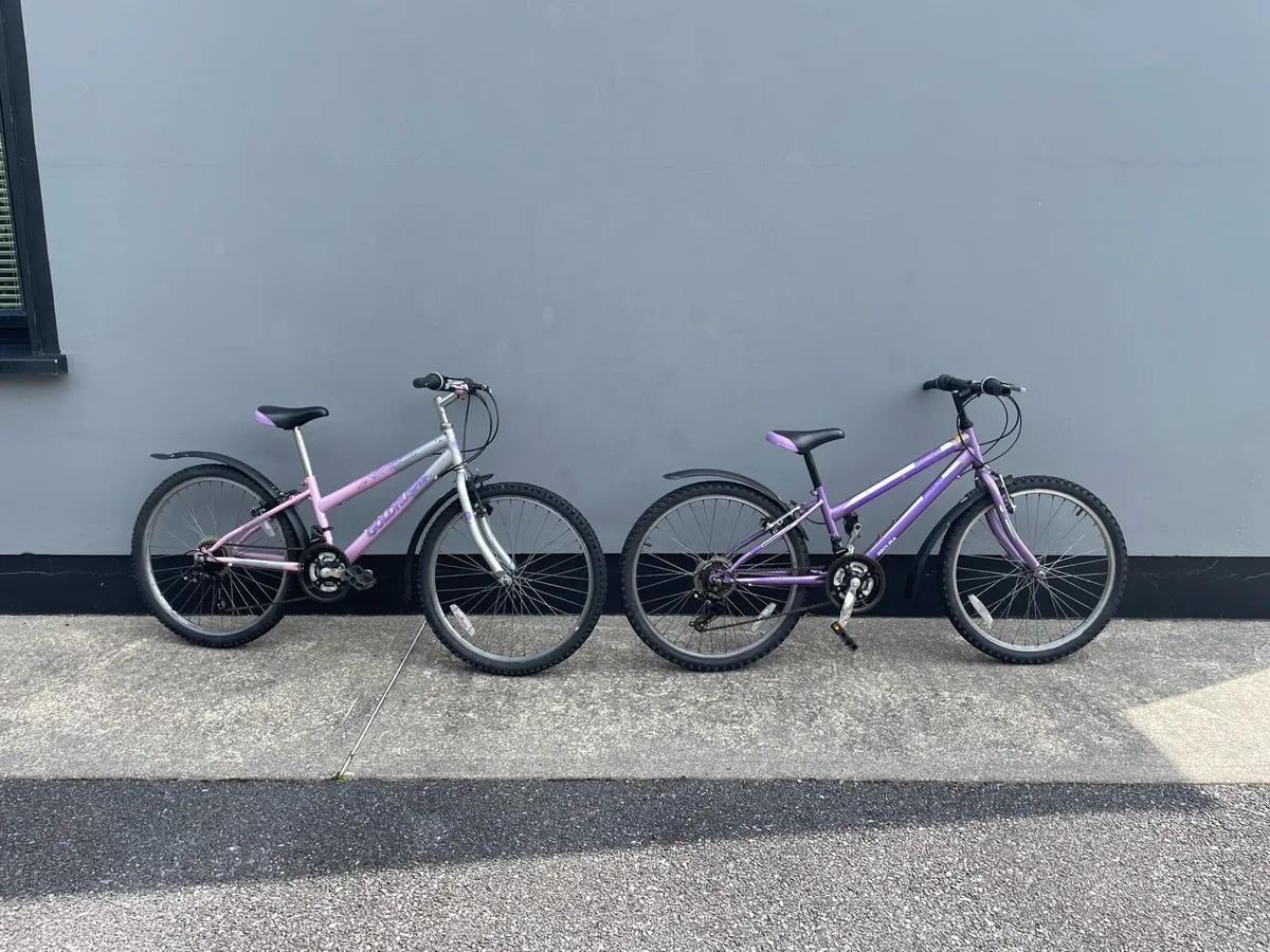 Two 24 inch girls bikes - Image 1