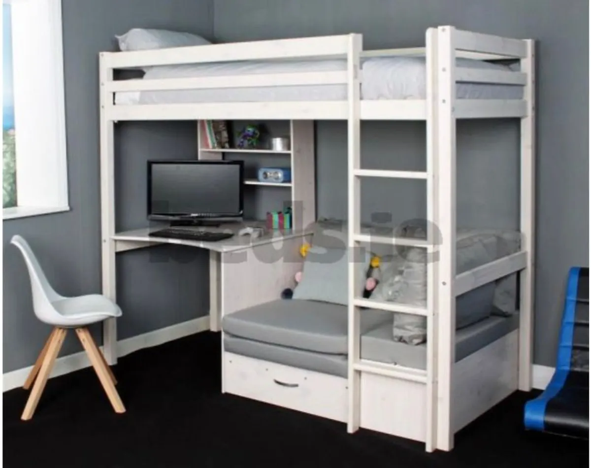 Thuka Hit bunk bed with desk and sofa bed (2 for sale) - Image 2