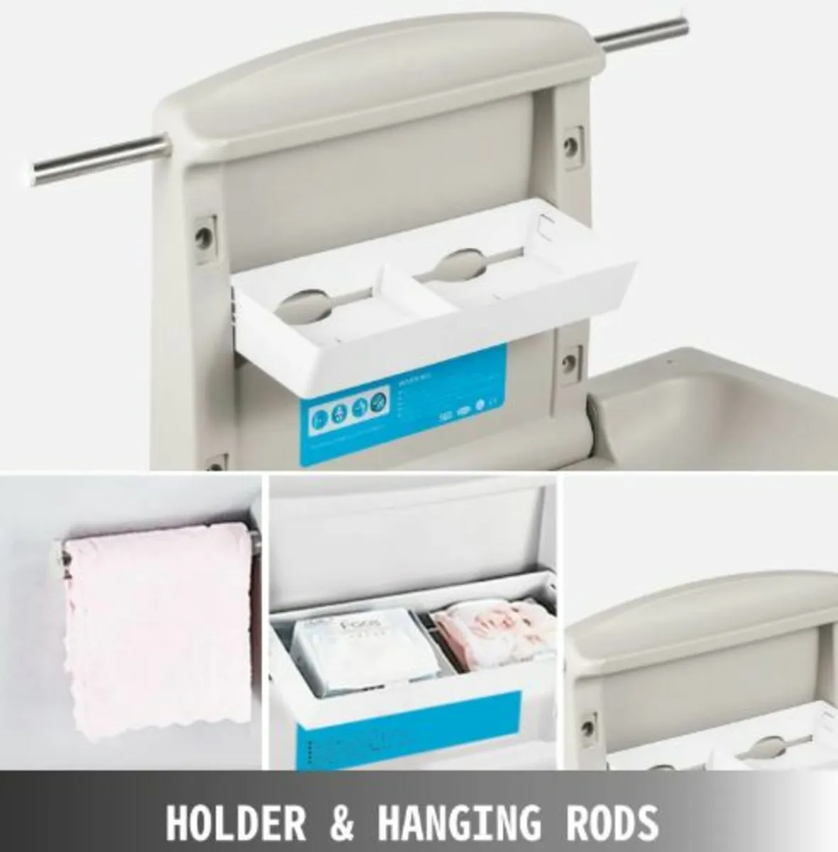 Horizontal Baby Changing Table Wall-mounted Baby - Image 3