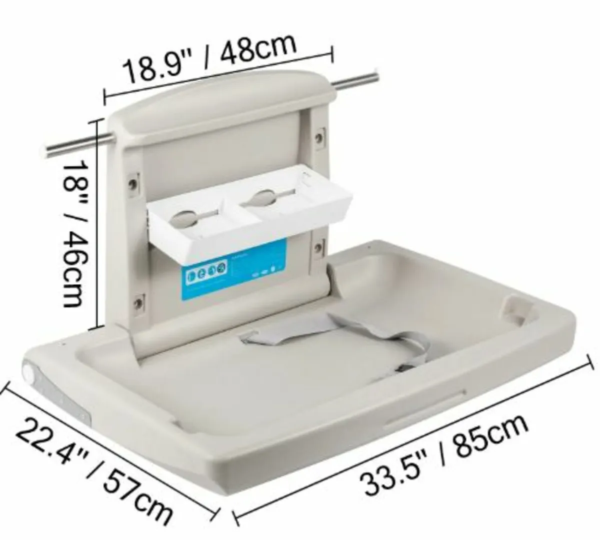 Horizontal Baby Changing Table Wall-mounted Baby - Image 4