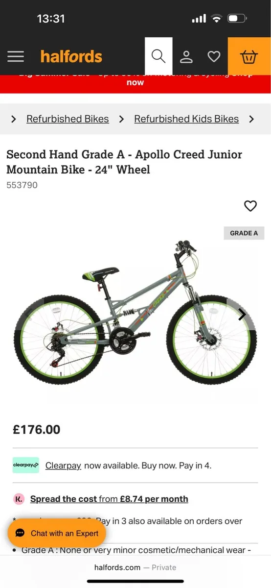 Apollo creed mountain bike - 24 inch wheels - Image 3