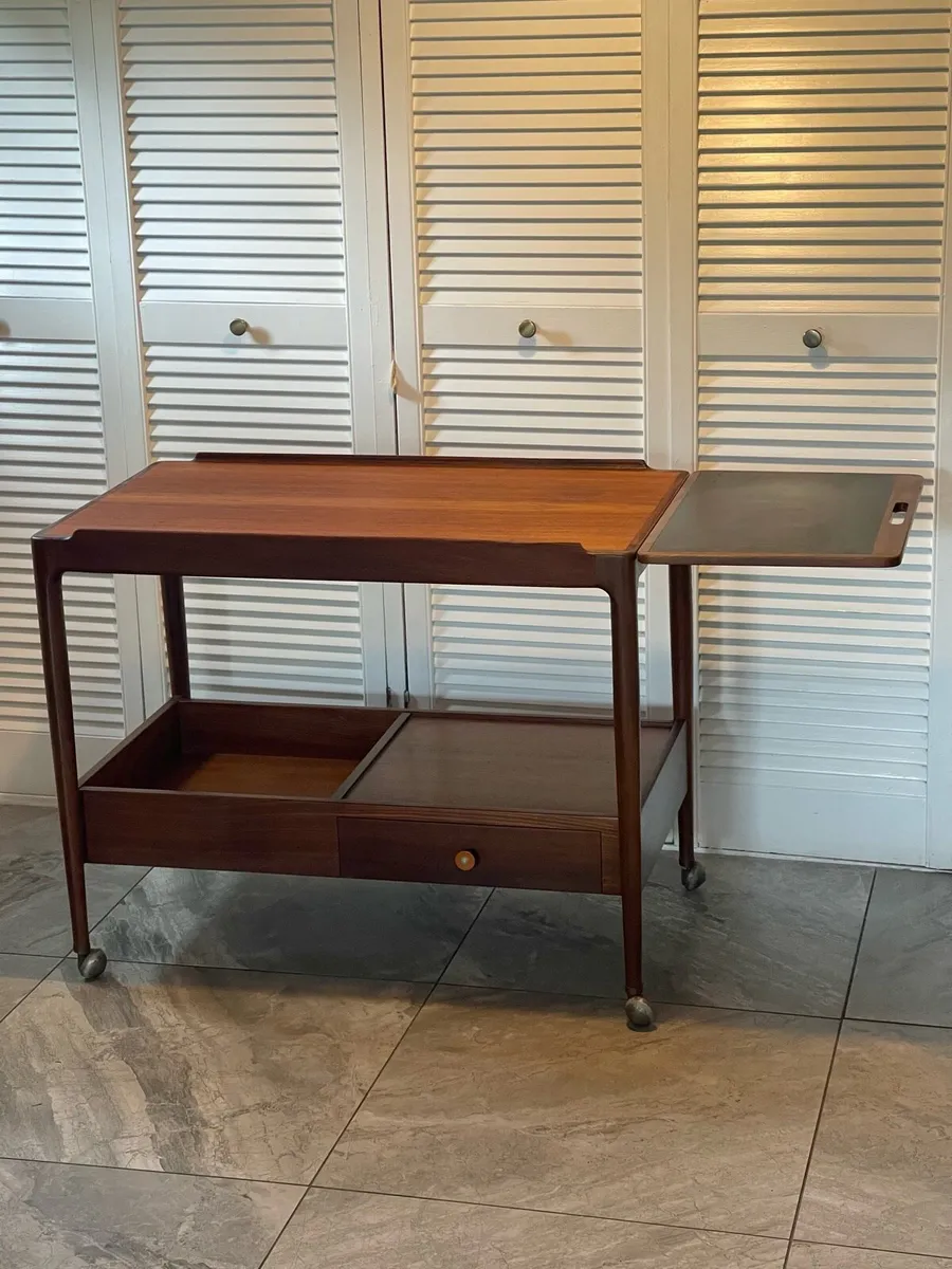 Mid century G Plan Danish drinks cart - Image 3