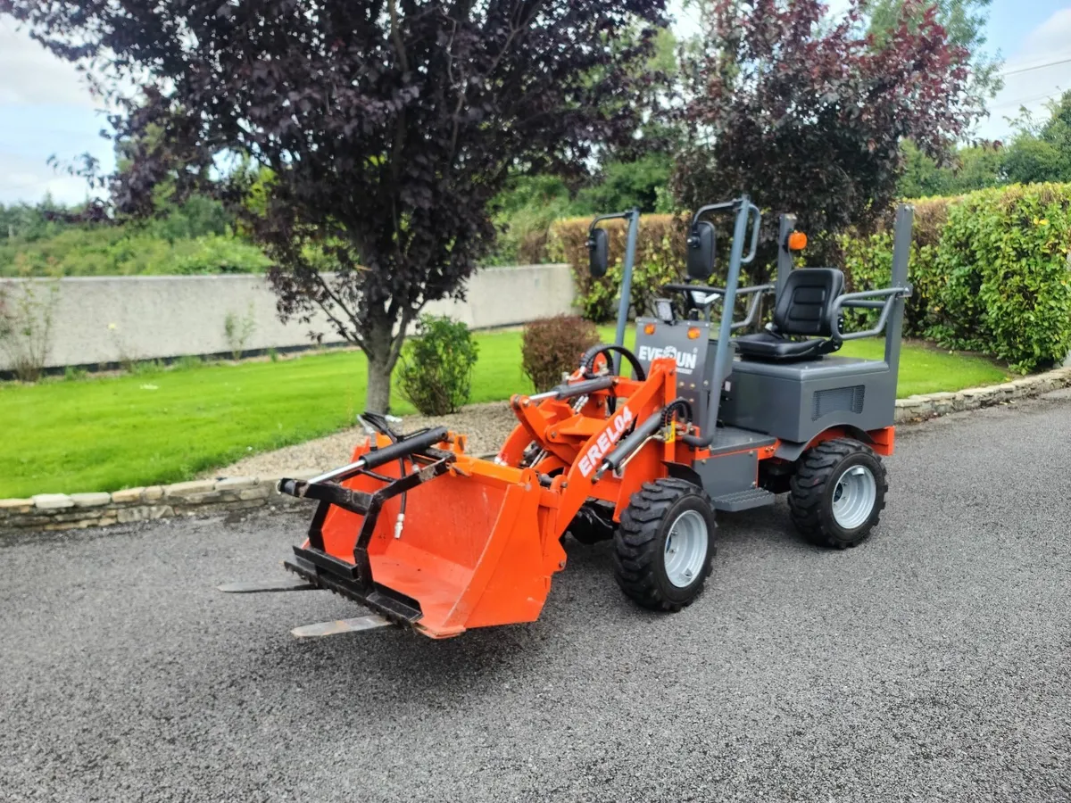 Electric Loader, Skid Steer, Everun, Fork lift. - Image 4