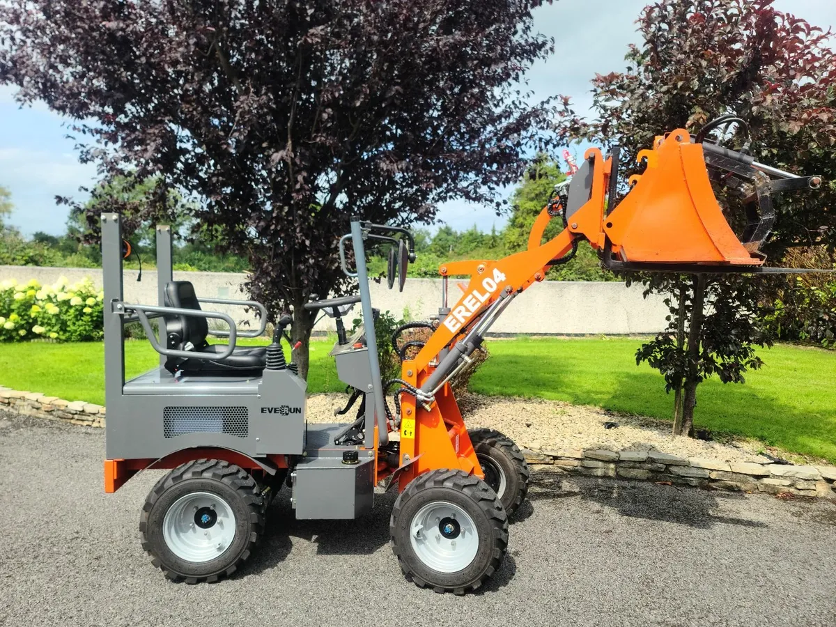 Electric Loader, Skid Steer, Everun, Fork lift. - Image 1