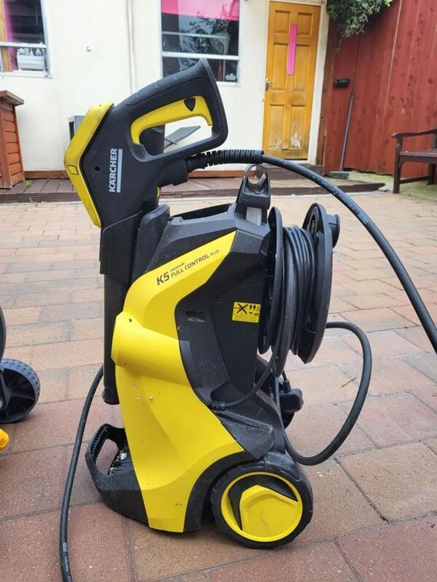 Karcher Power Washer and Hose Reel - Image 1