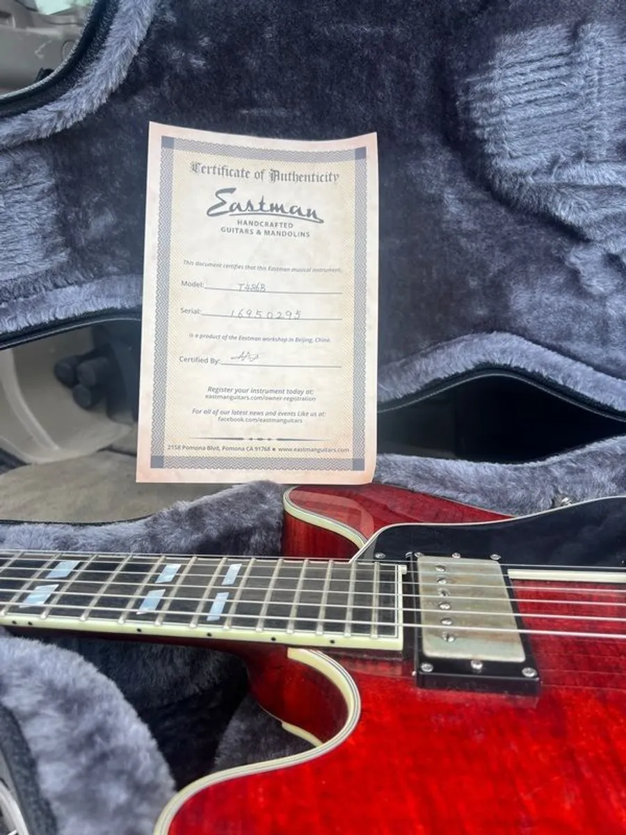 Eastman T486B with OX4 SH Pickups - Image 3