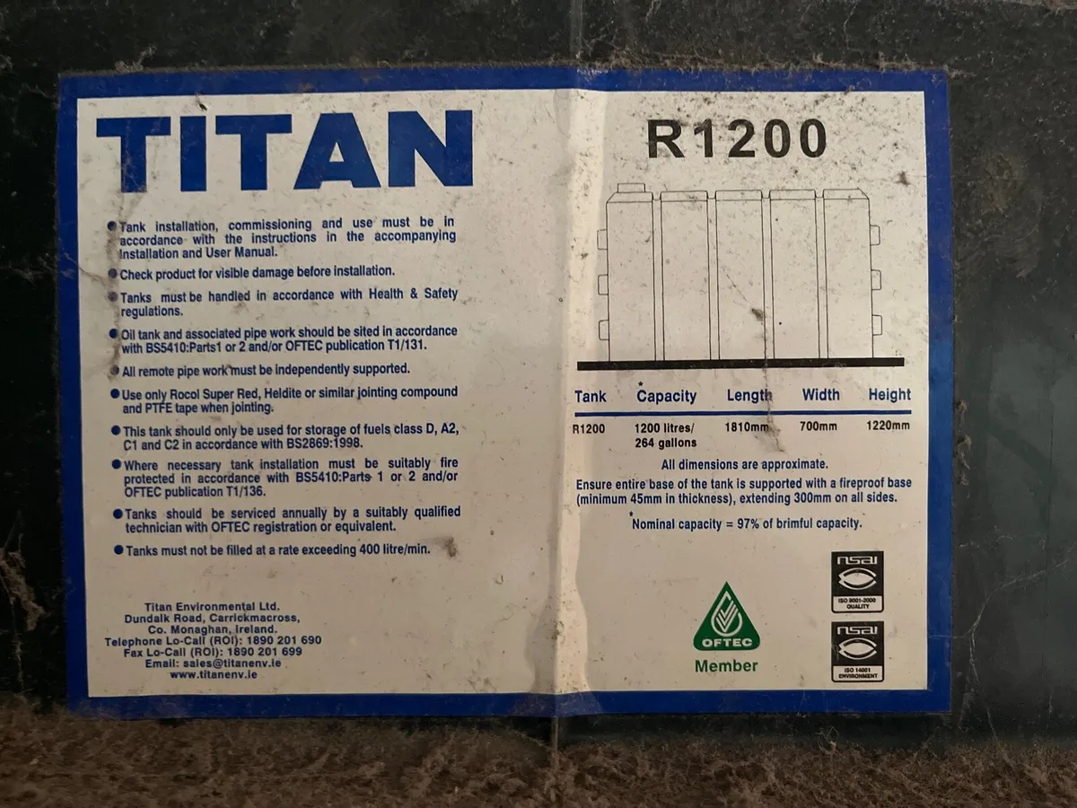 Titan Oil Tank - Image 2