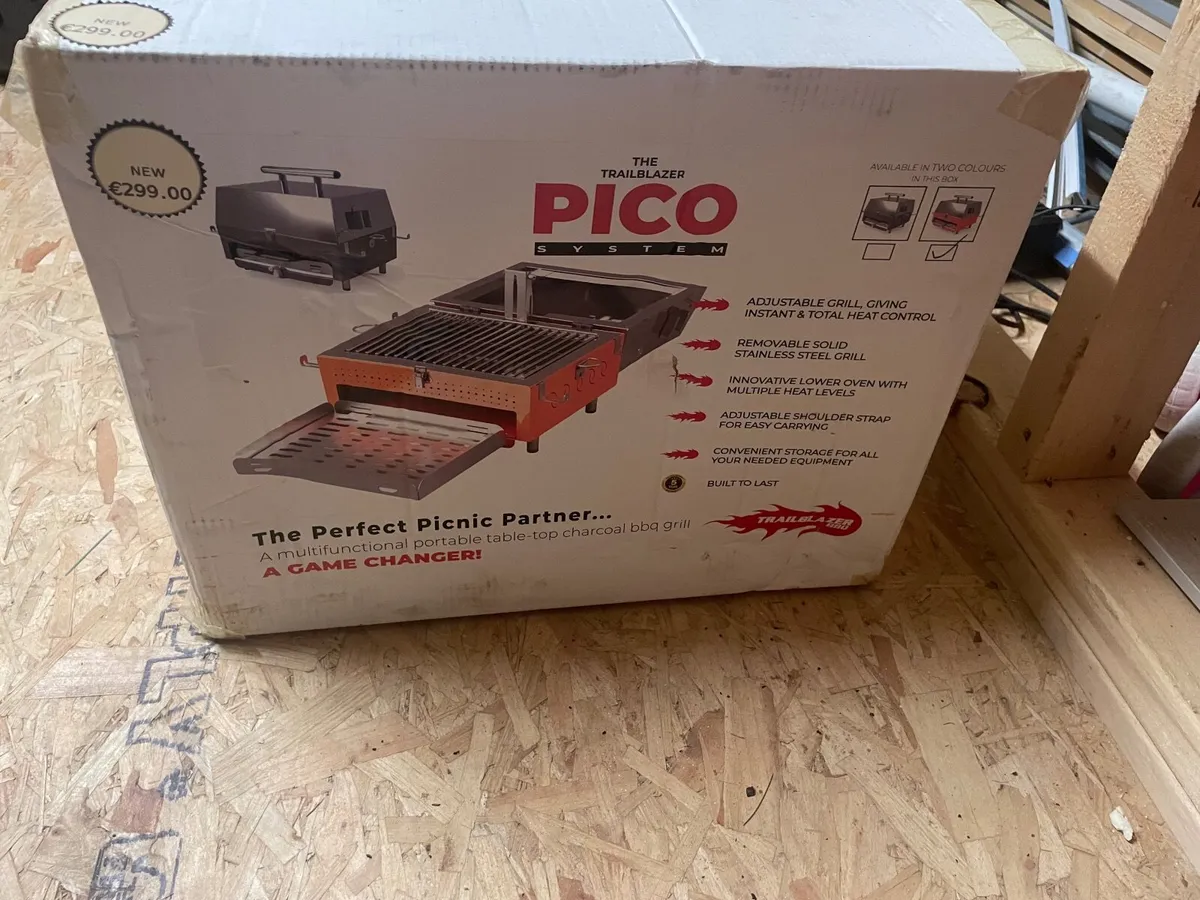 Pico Portable Charcoal BBQ - brand new