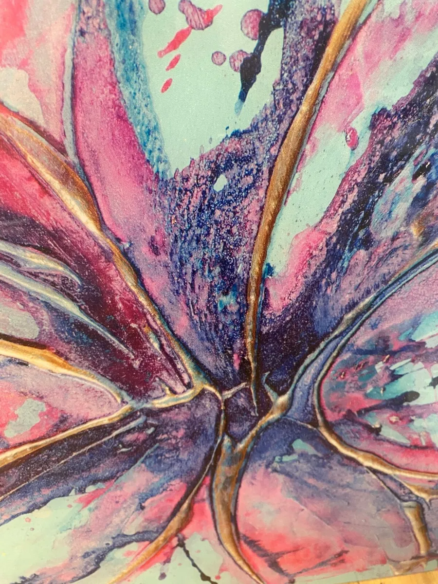 Blue glass painting - Image 4