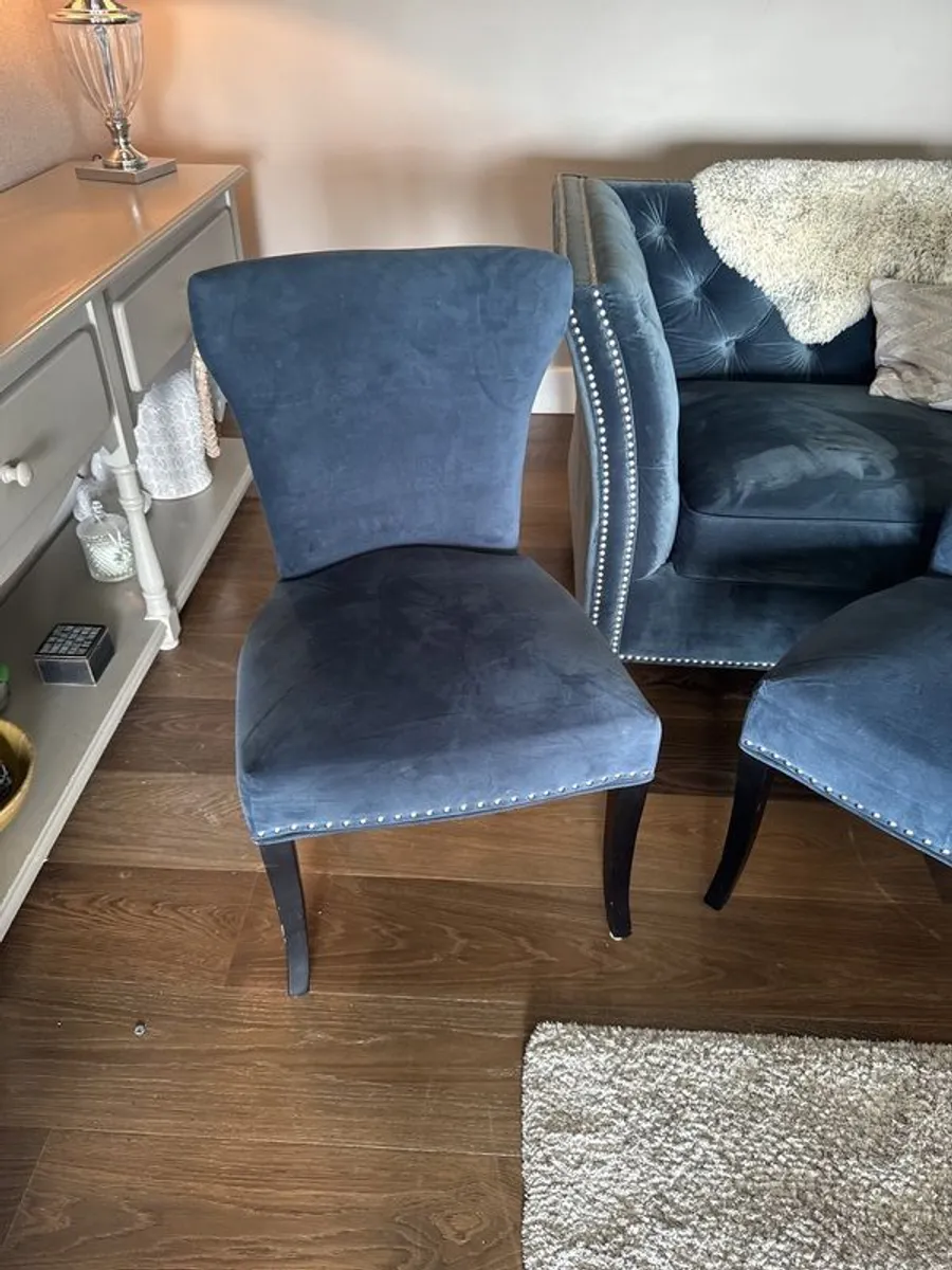 pair of dining chairs - Image 1