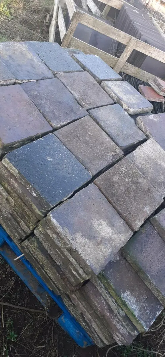 Bangor slates chimney pots floor ridge roof tiles - Image 3