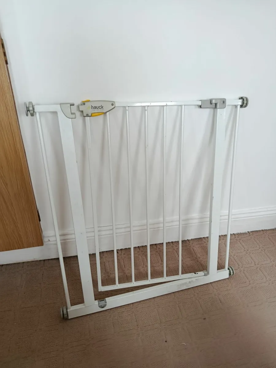 Stair gate and Moses basket - Image 4