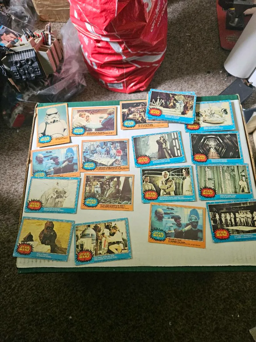 Vintage Star Wars Trading Cards 28 in total - Image 1