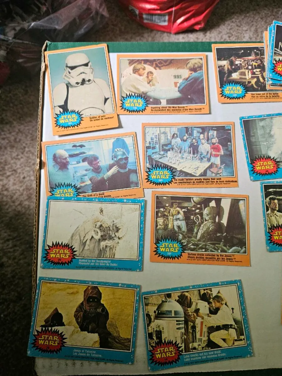 Vintage Star Wars Trading Cards 28 in total - Image 2