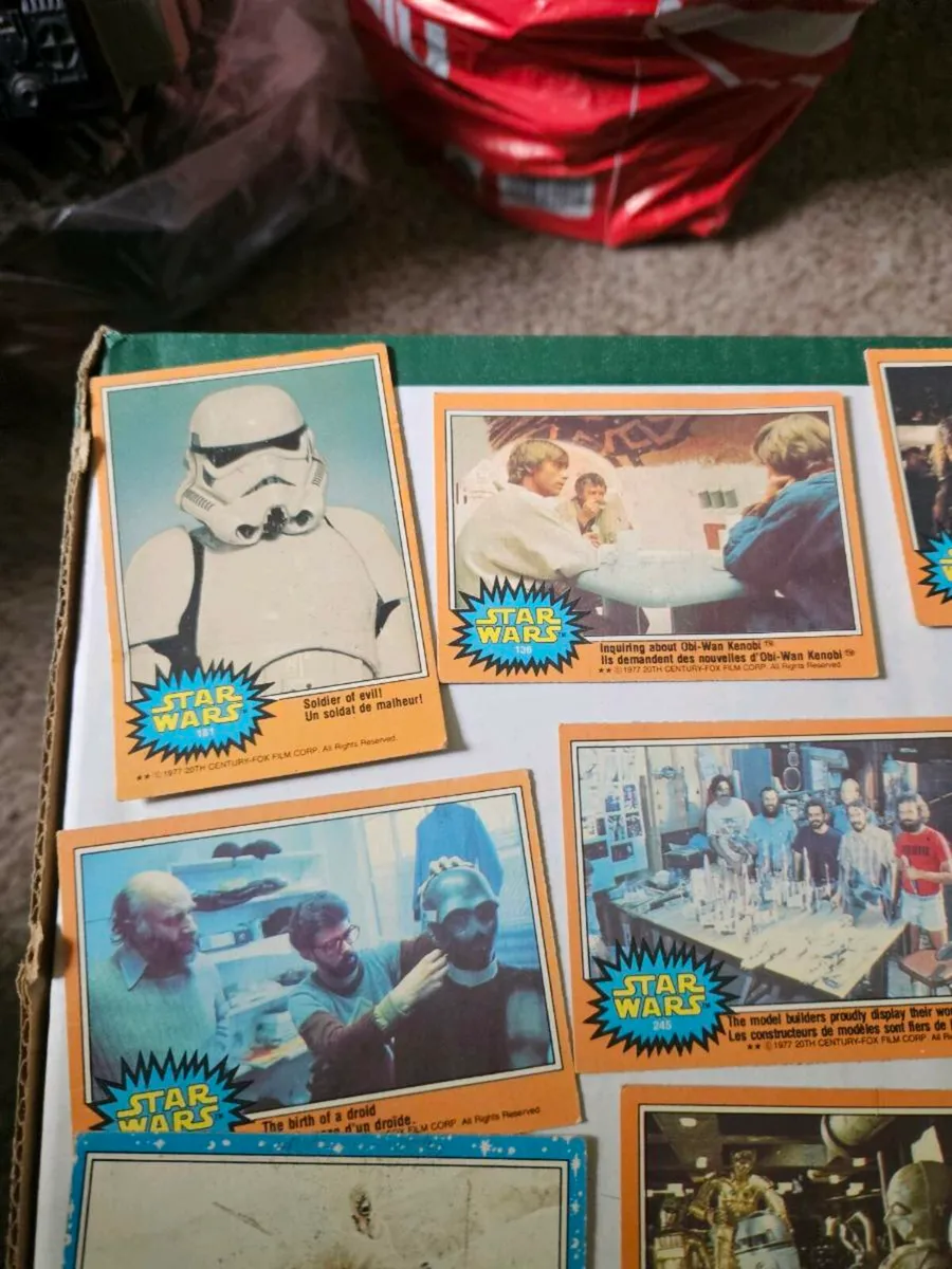 Vintage Star Wars Trading Cards 28 in total - Image 3