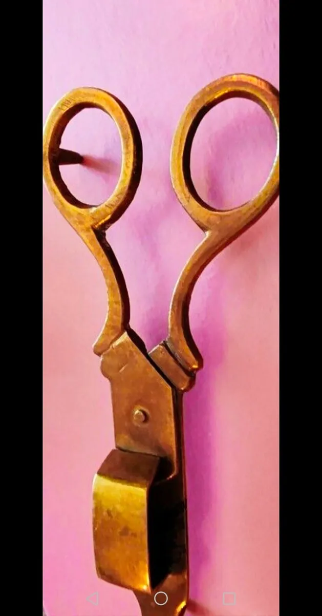 Vintage brass candle snuffer - Image 3