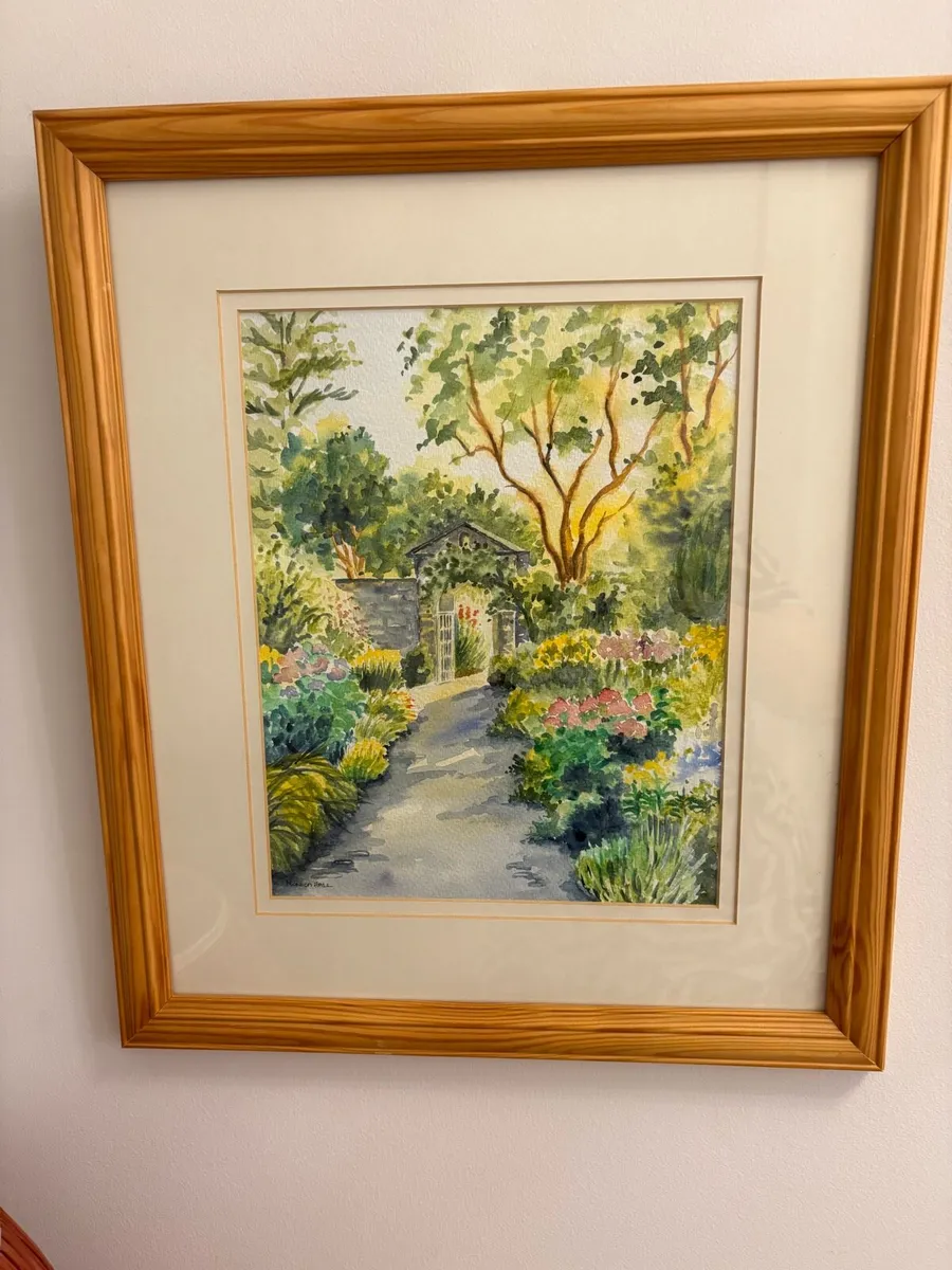 Framed Watercolour painting - Image 2