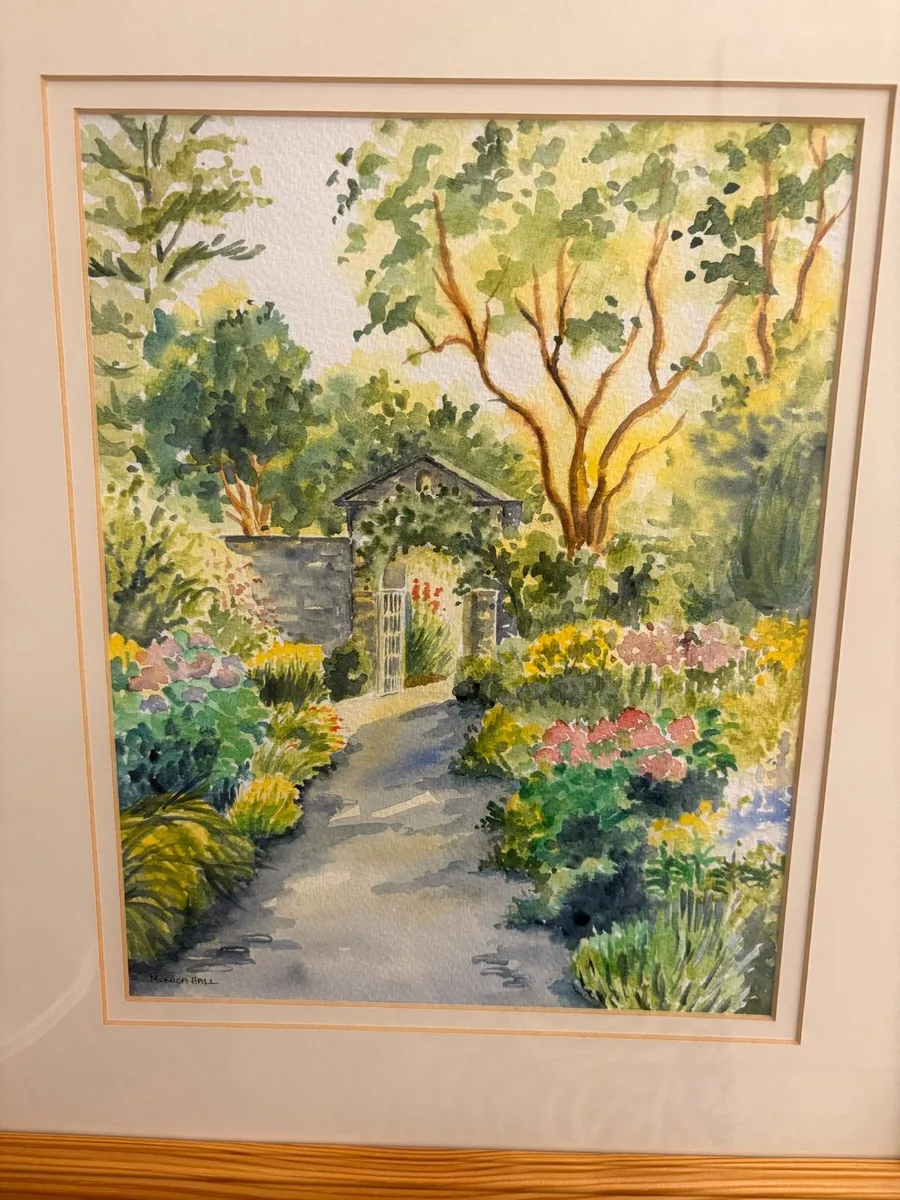 Framed Watercolour painting - Image 3