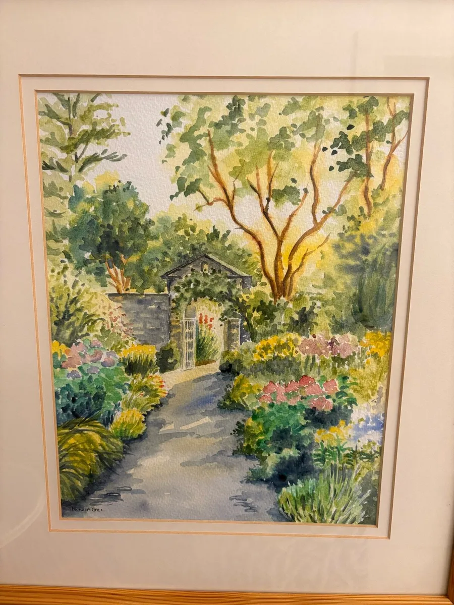Framed Watercolour painting - Image 4