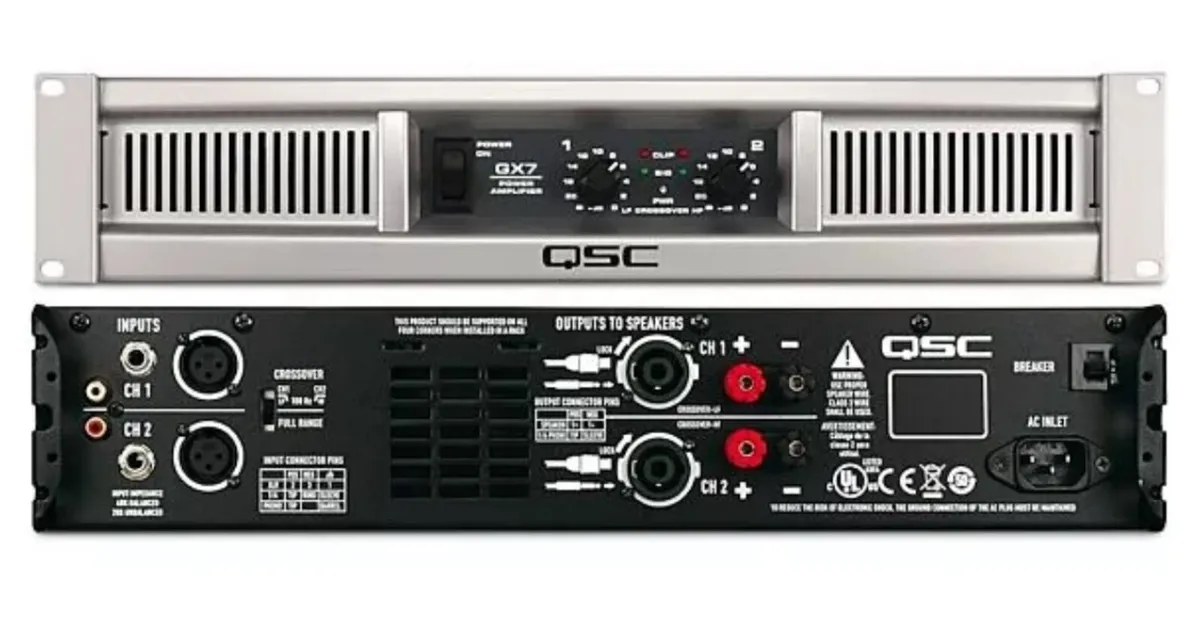 QSC GX7 power amp