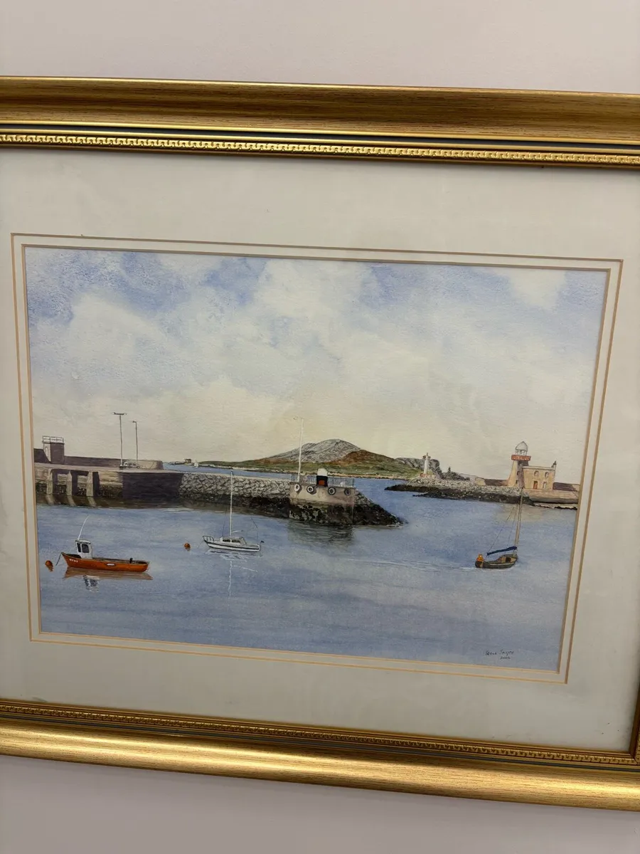 Framed water colour painting - Image 2