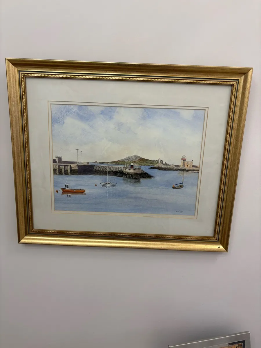 Framed water colour painting - Image 3