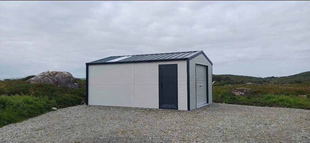 Steeltech shed 6mx4m - Image 1