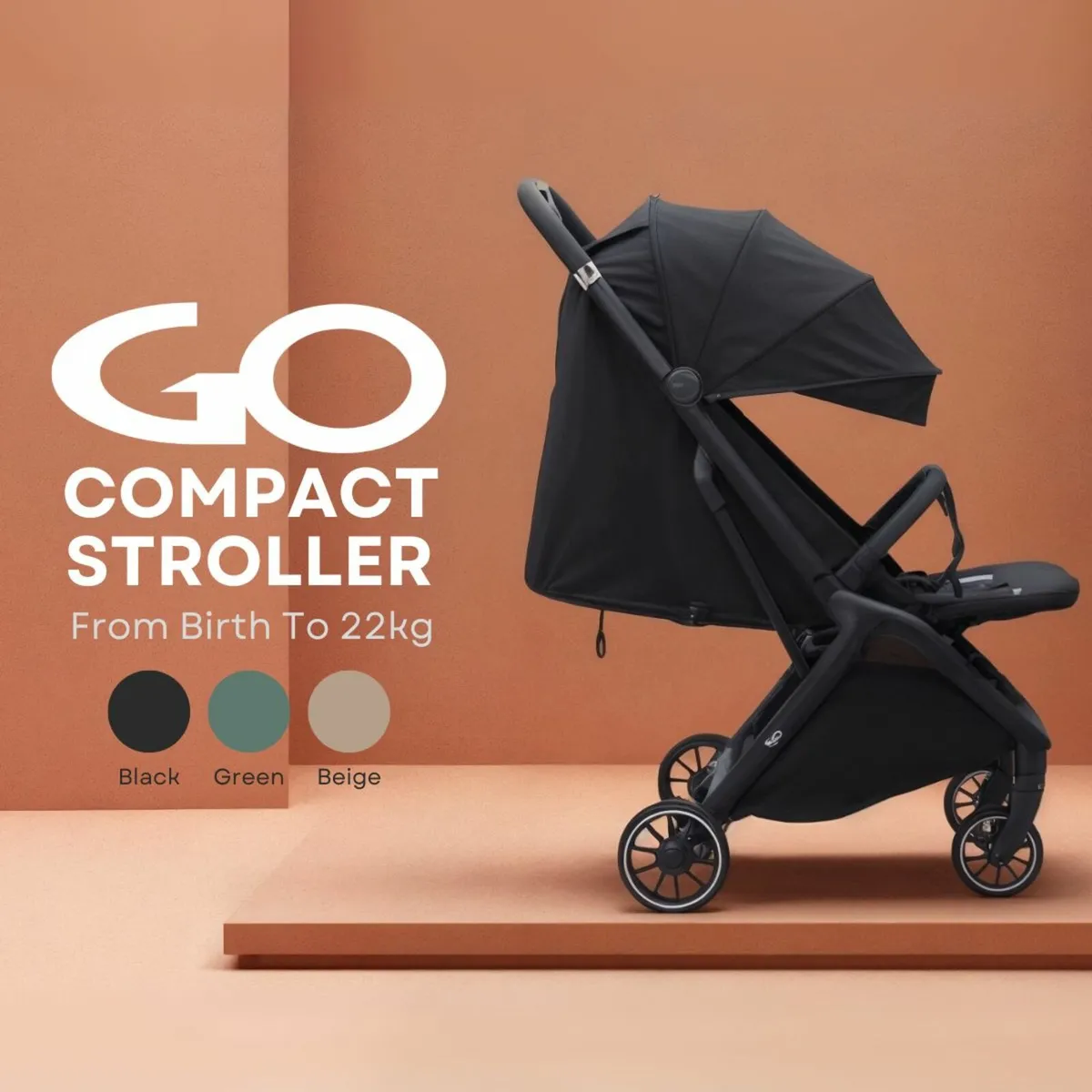 MOCCA Baby Go Compact Stroller Up To 22KG - Image 1