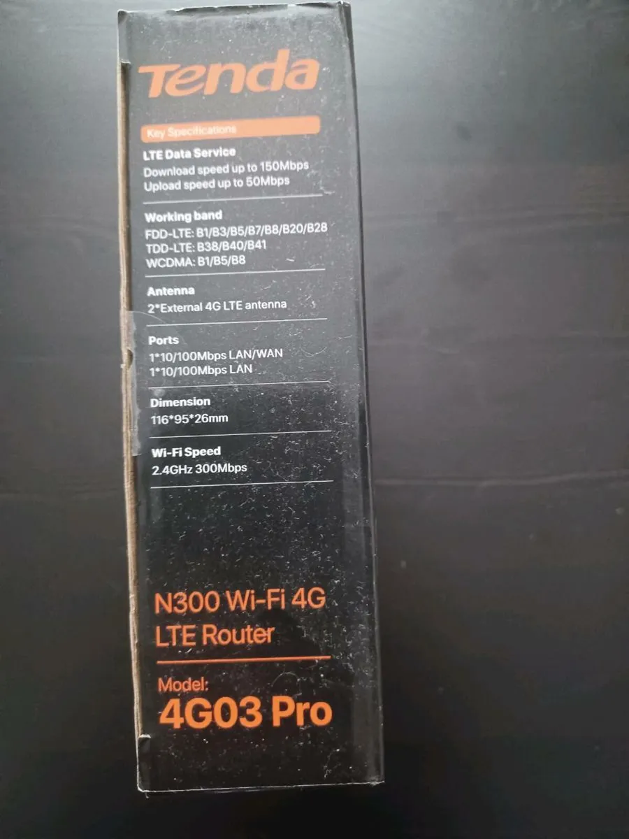 Tenda 4g n300 wifi Router - Image 3