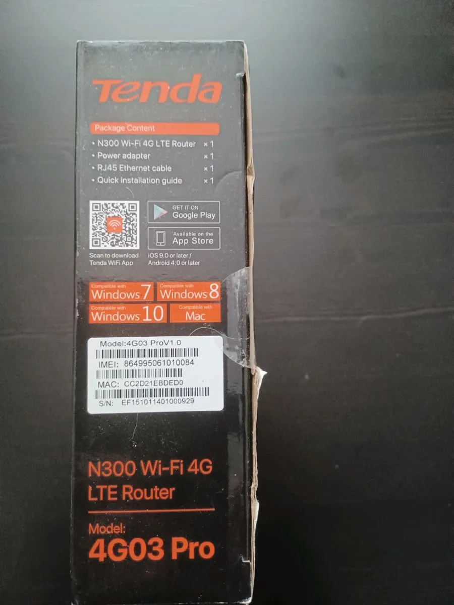Tenda 4g n300 wifi Router - Image 4