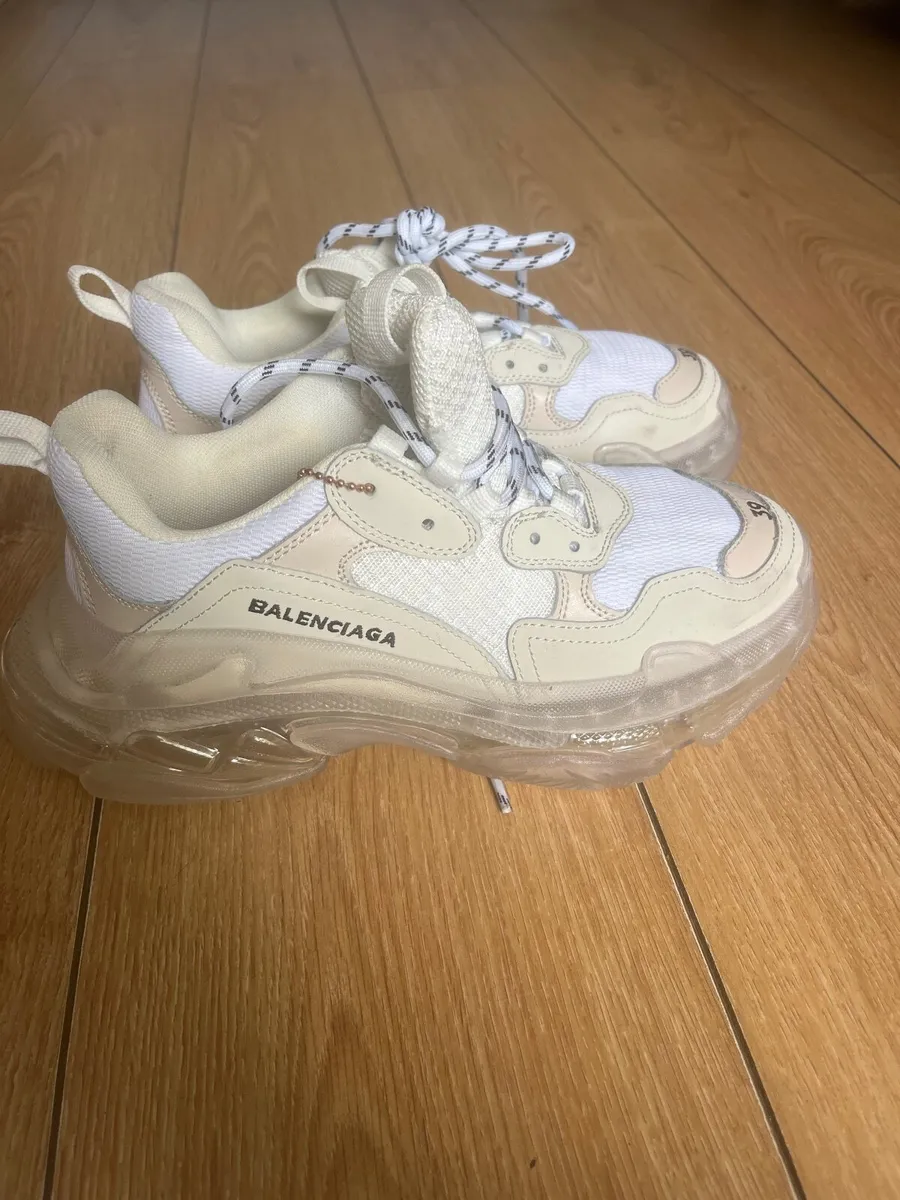 Balenciaga Triple S Clear Sole Trainers - Image 1
