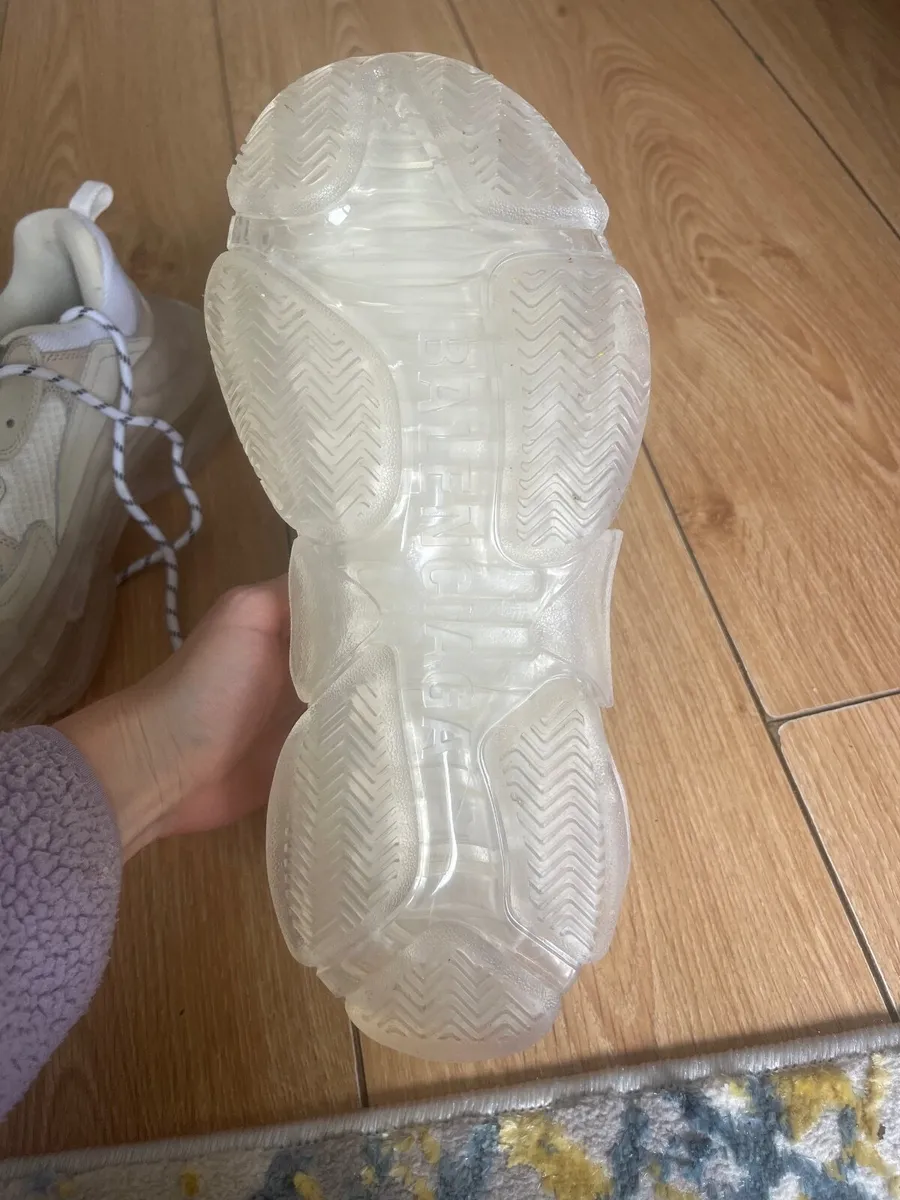Balenciaga Triple S Clear Sole Trainers - Image 4