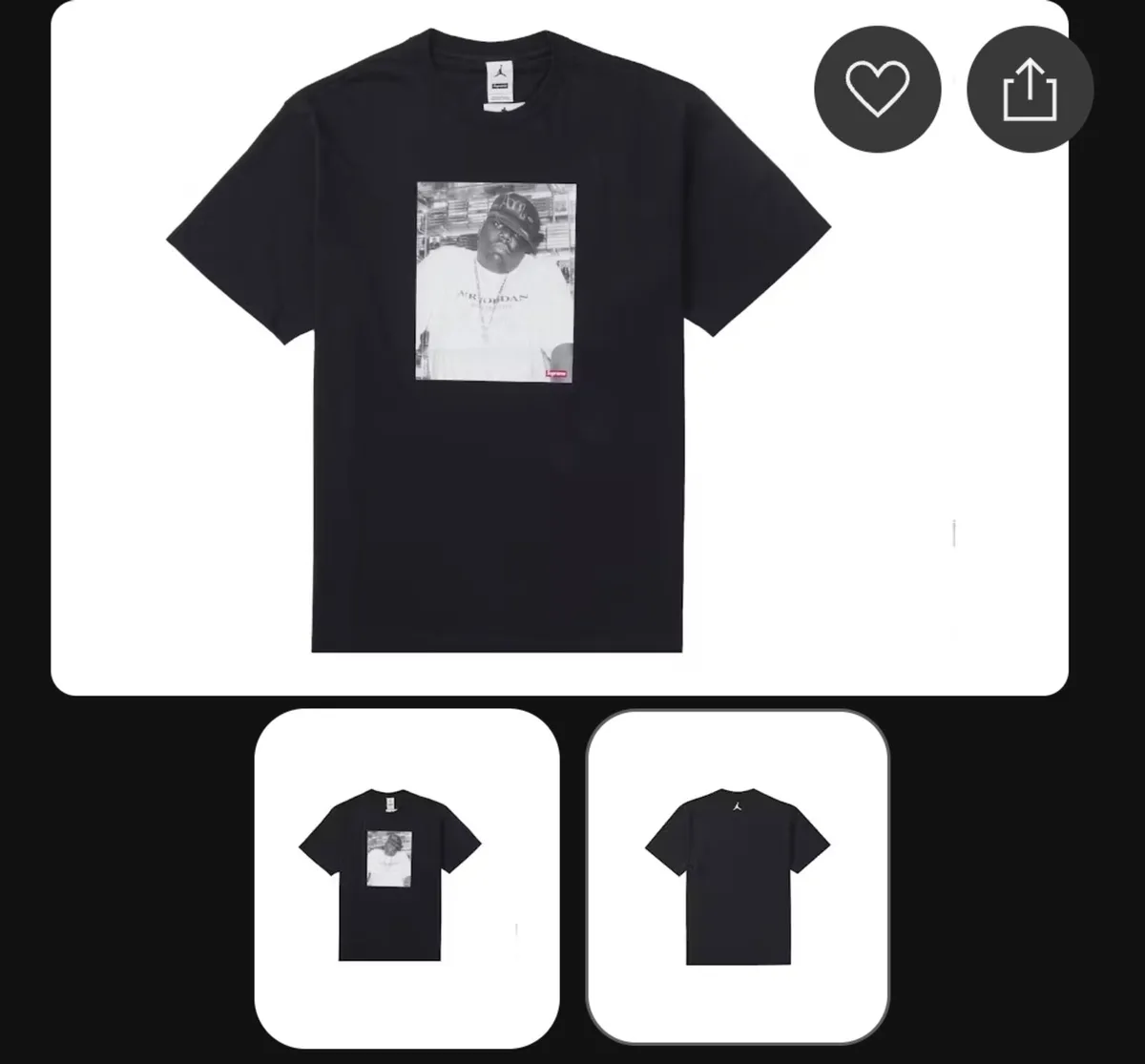 Supreme Jordan Biggie S/S Top - Image 1