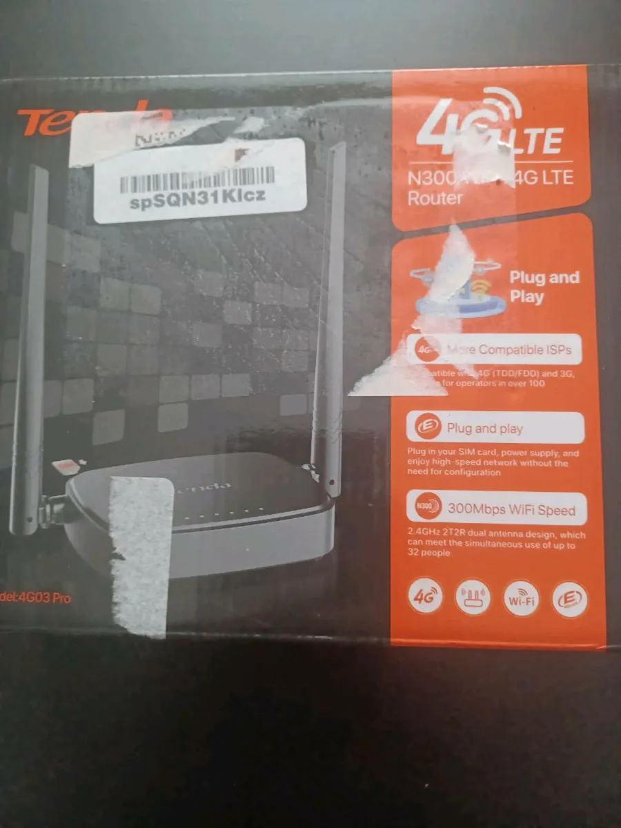 Tenda 4g n300 wifi Router - Image 1