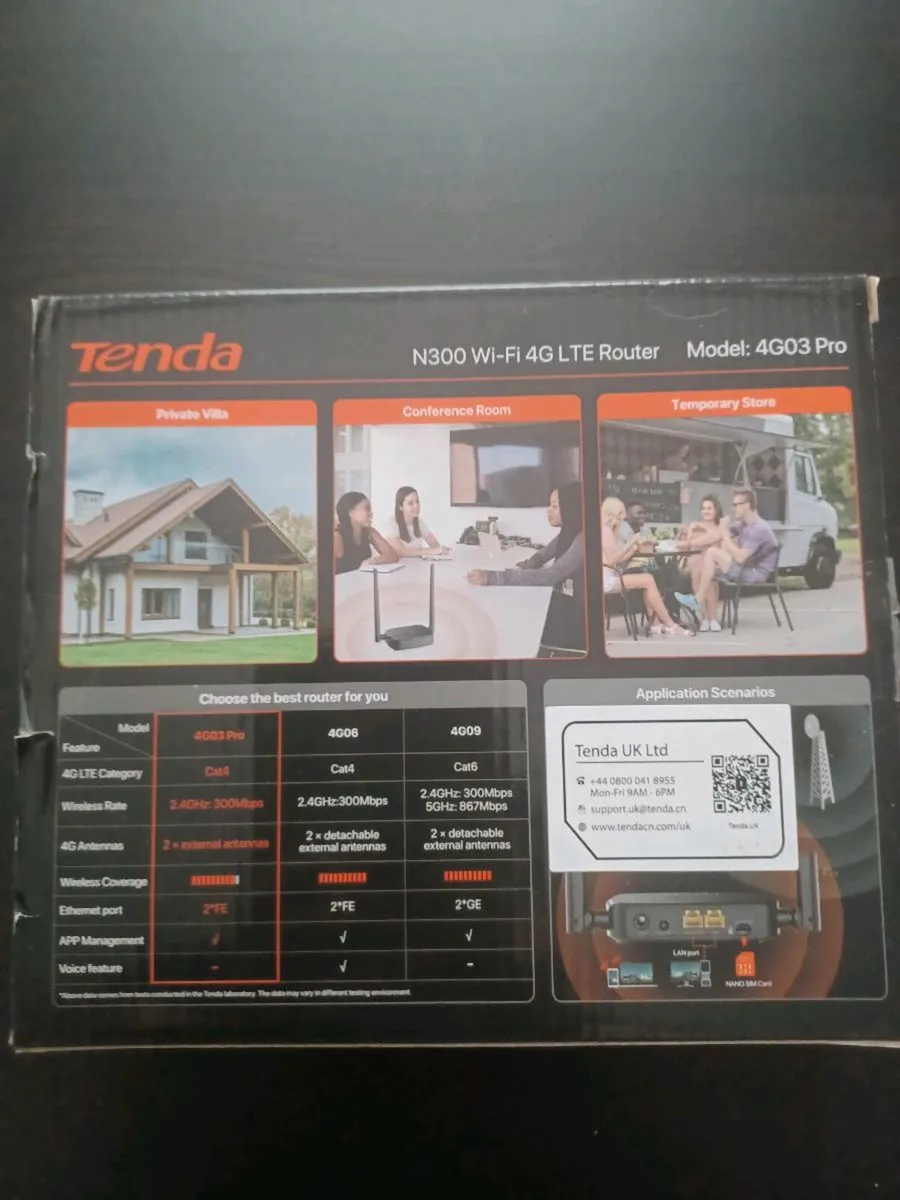 Tenda 4g n300 wifi Router - Image 2