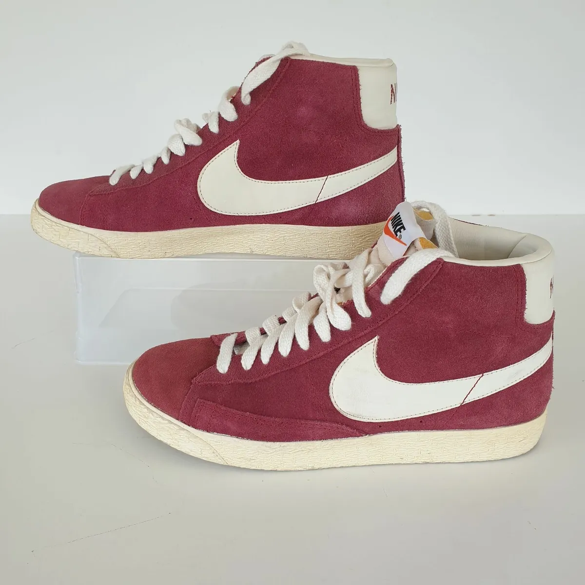 Nike blazer red suede trainers - Image 3