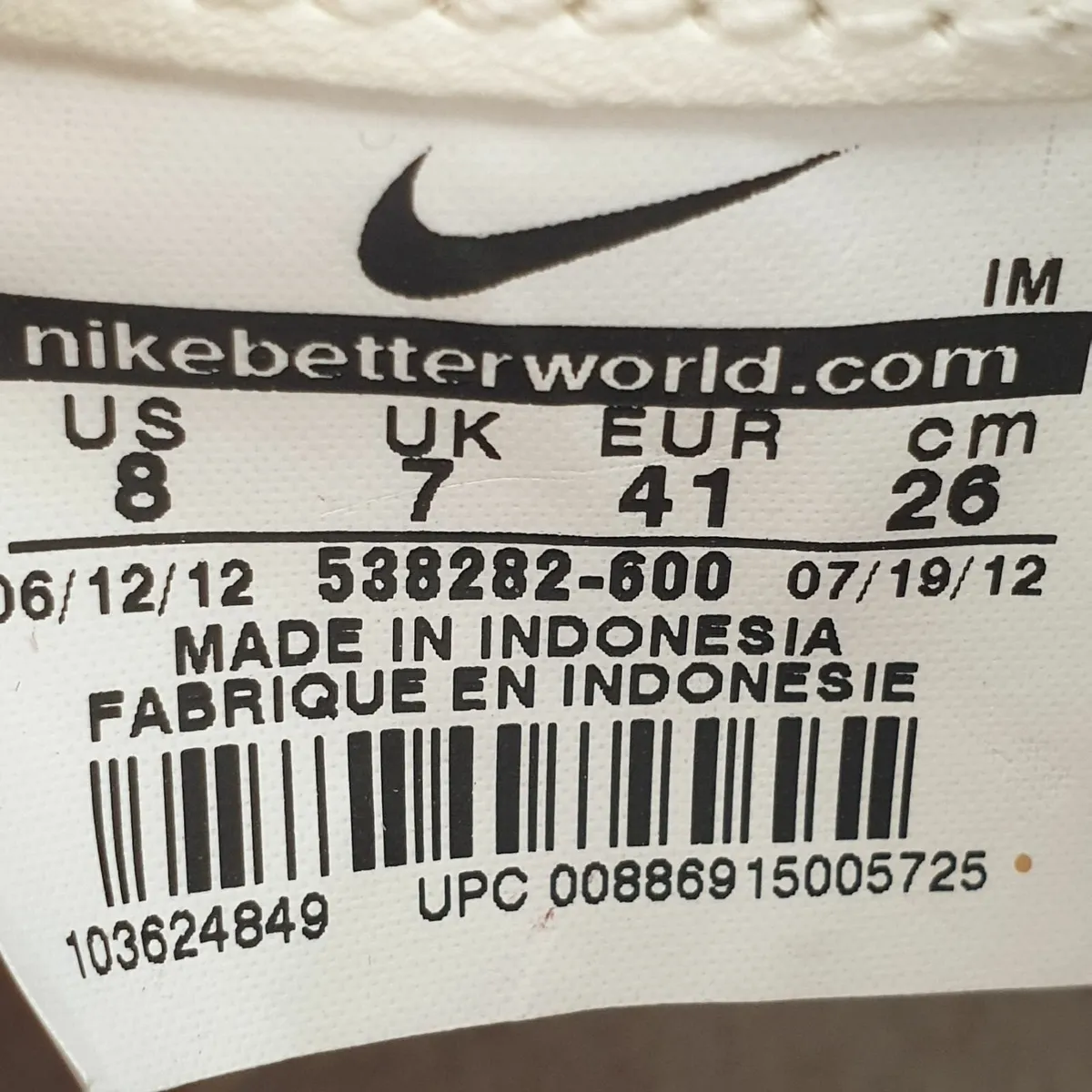 Nike blazer red suede trainers - Image 4