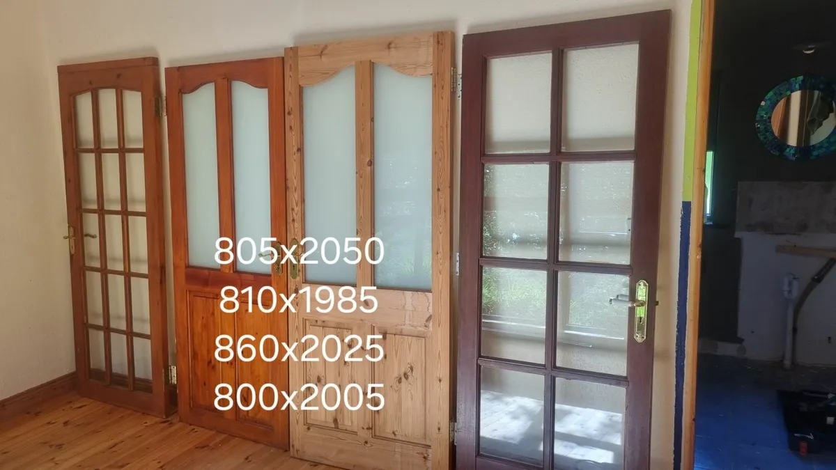 Hardwood doors - Image 1
