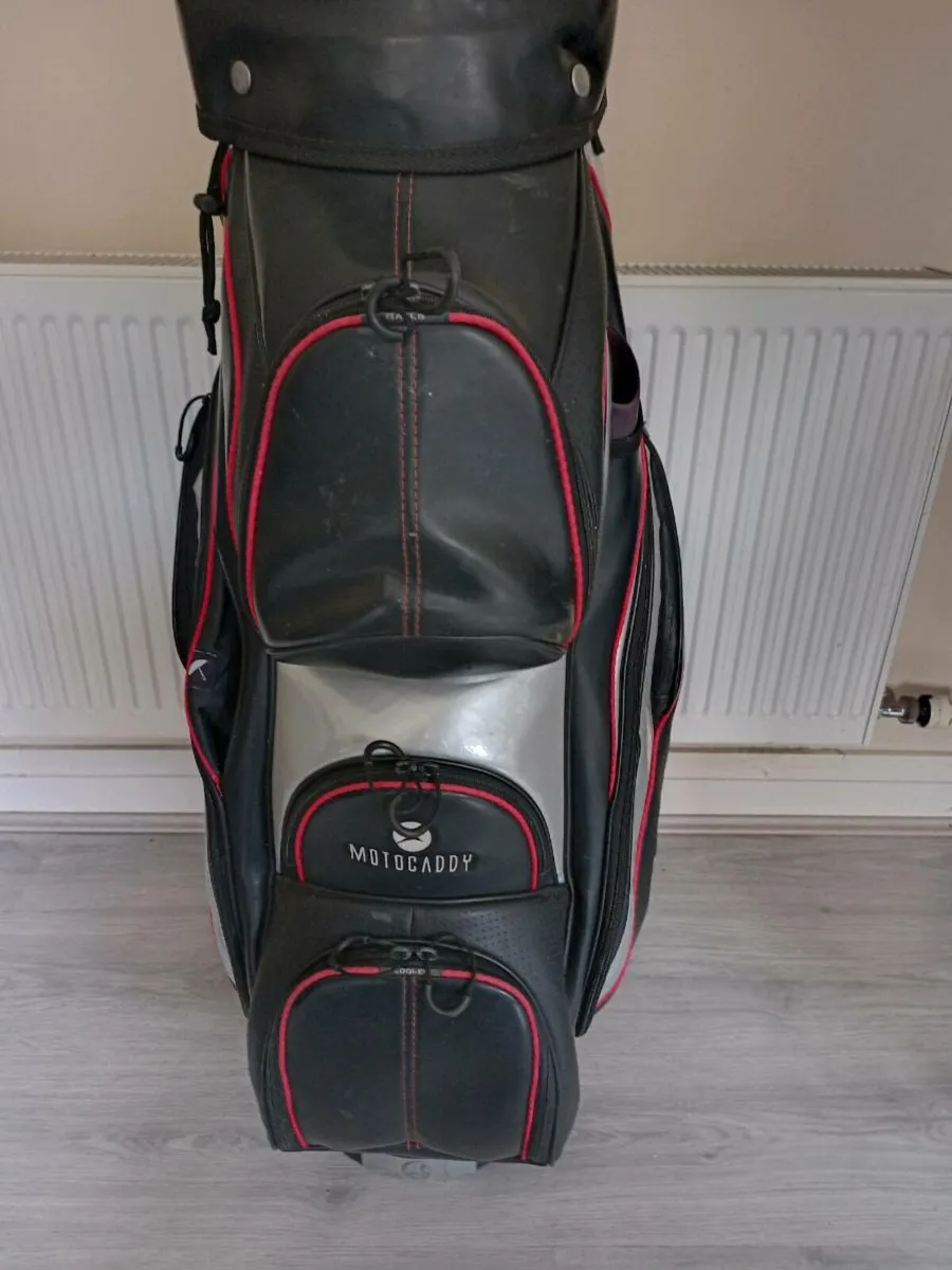 Motocaddy waterproof golf bag. - Image 1