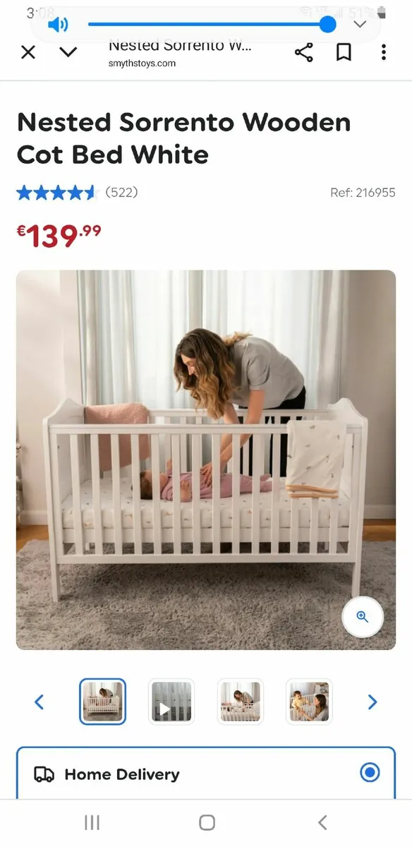 Cot bed - Image 3