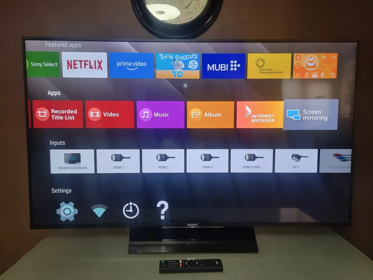 55" Sony 4K Ultra HD HDR Android Smart LED TV - Image 1