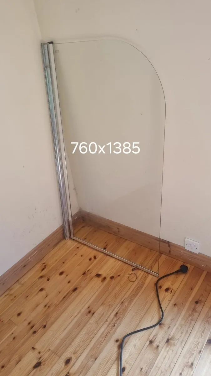 Glass shower door